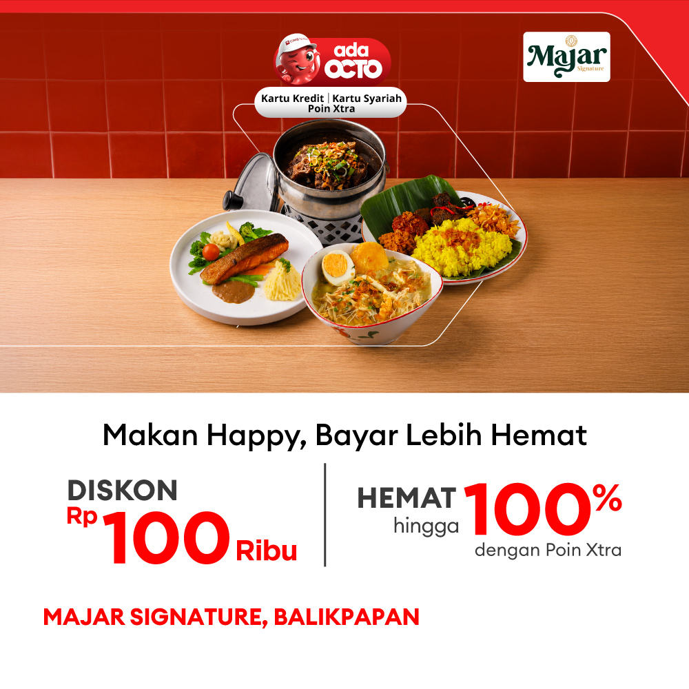 Diskon Rp100.000 di MAJAR SIGNATURE