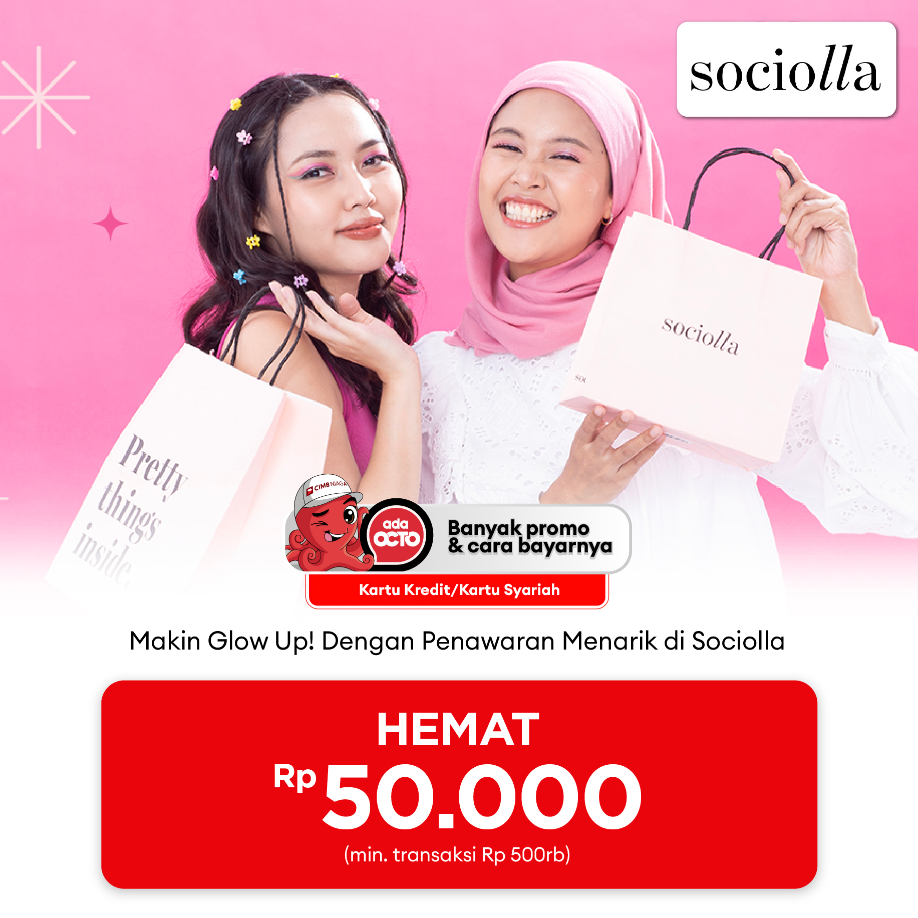 Program Hemat Rp. 50.000 Sociolla Store