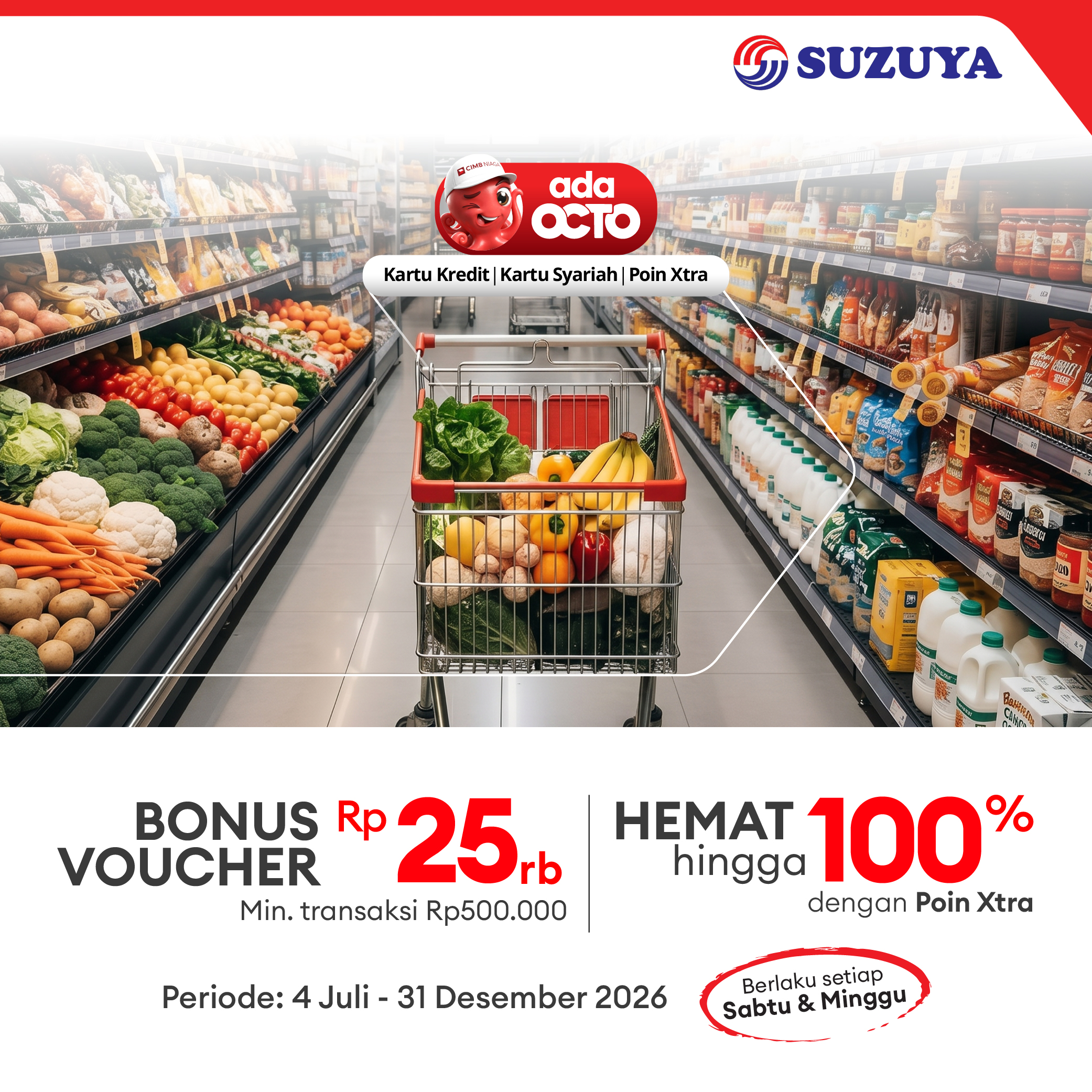 BELANJA DI SUZUYA DAPAT BONUS VOUCHER BELANJA