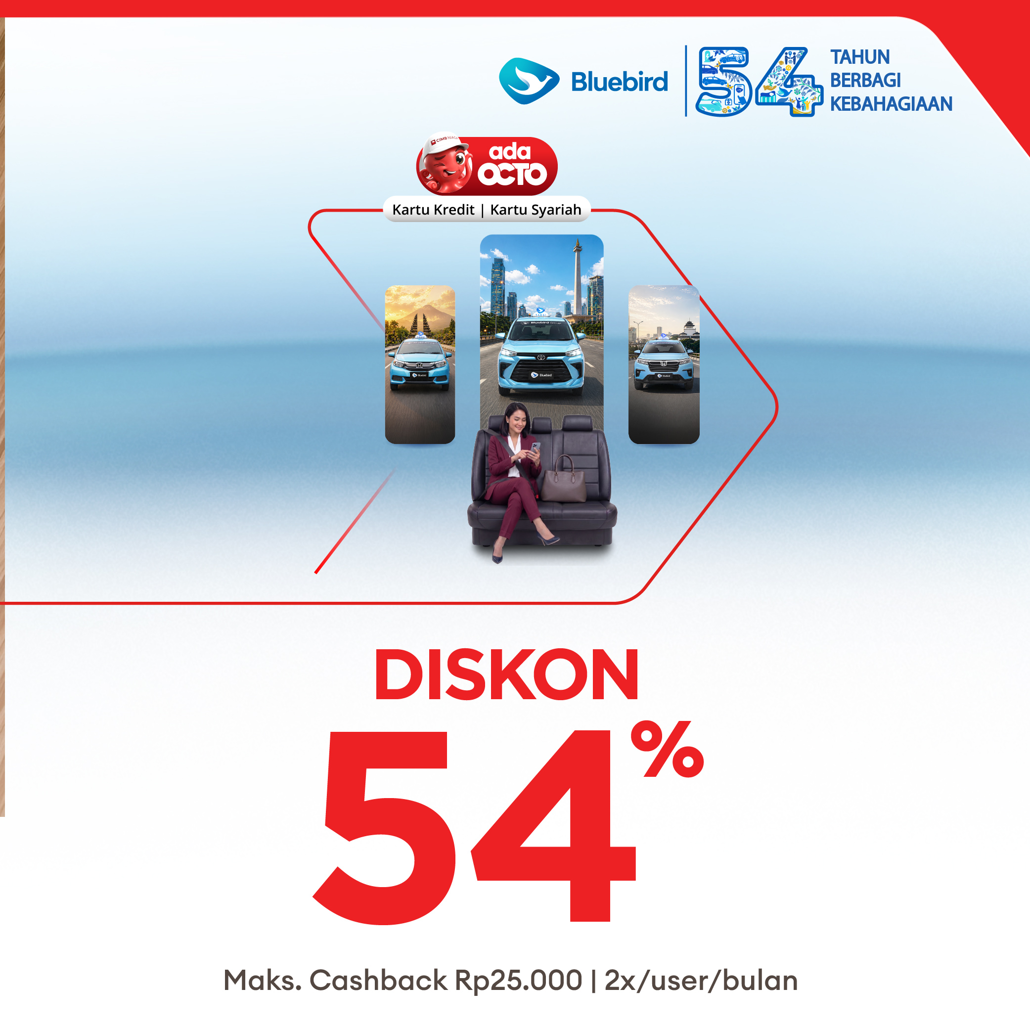 HUT Bluebird ke-54