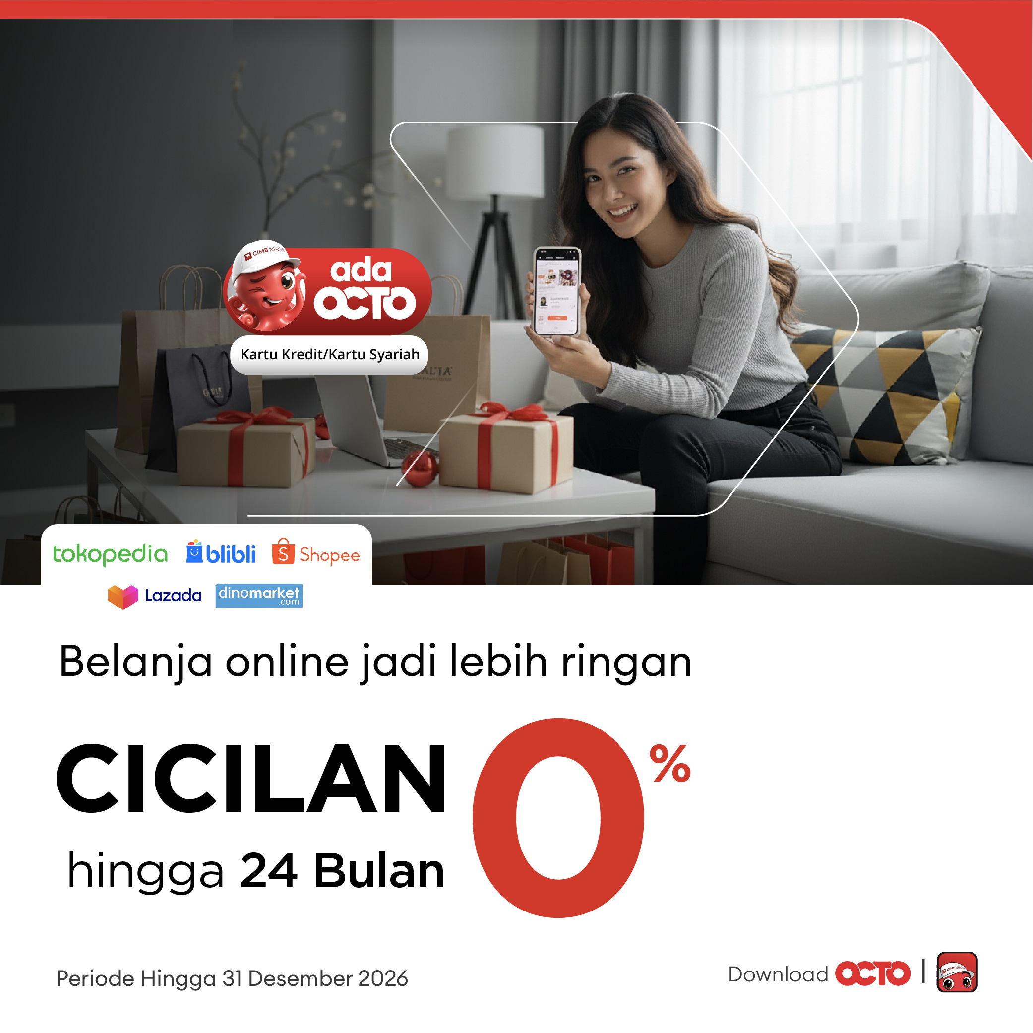 Cicilan 0% di Partner Online Marketplace