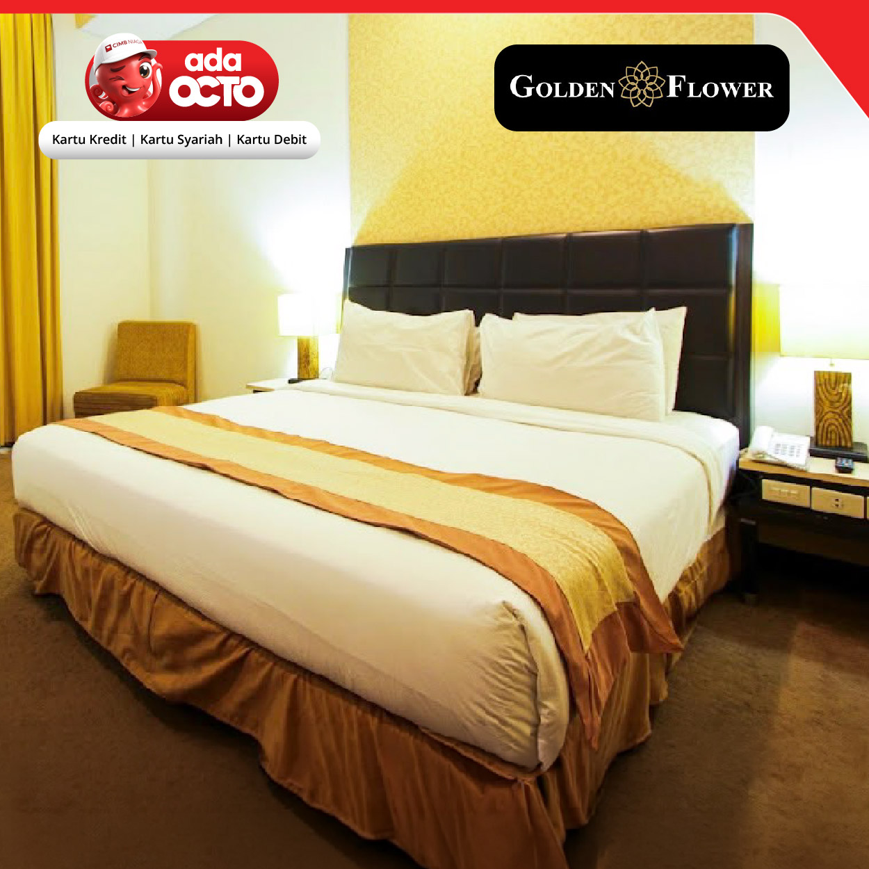 Golden Flower Hotel Diskon 50%
