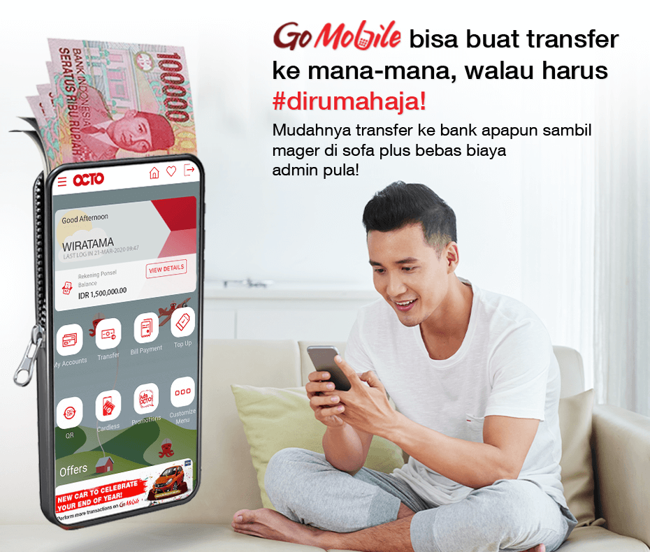 cimb transaksi dari rumahh