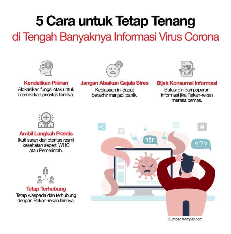 tetap tenang dengan banyaknya informasi covid