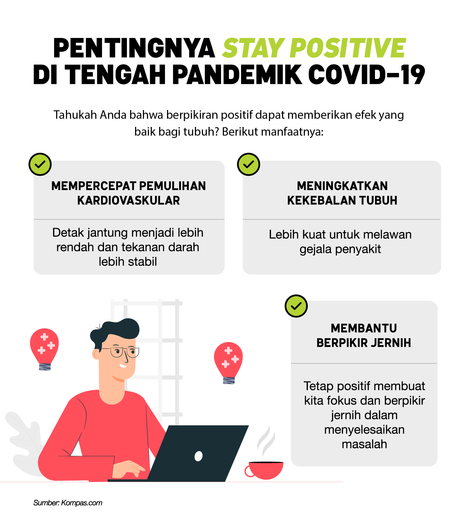 tetap positif selama pandemi