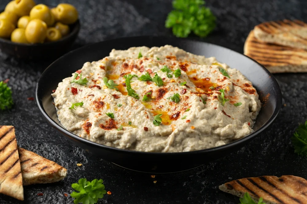 baba ganoush makanan arab - CIMB Niaga