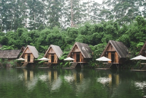 wisata lembang dusun bambu - CIMB Niaga