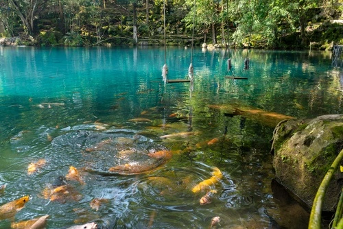 Telaga Biru Cicerem salah satu Wisata Kuningan - CIMB Niaga