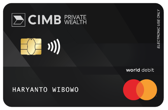 KARTU DEBIT CIMB PRIVATE WEALTH
