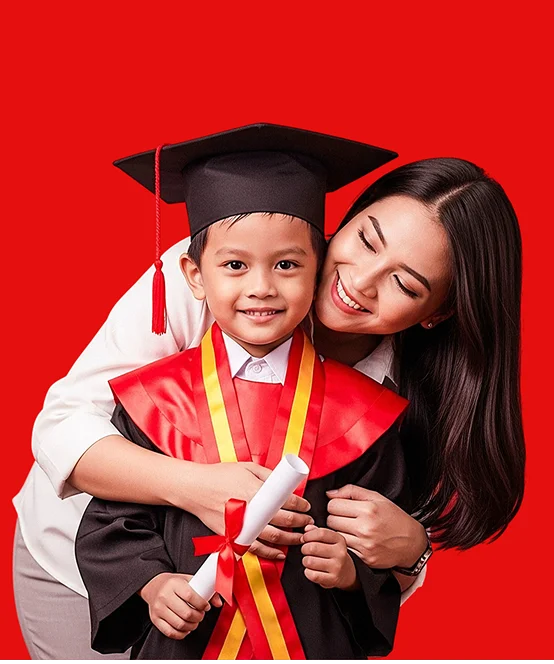 <p>Siapkan Pendidikan Anak <i style="color: red;">Sejak Dini</i></p>
