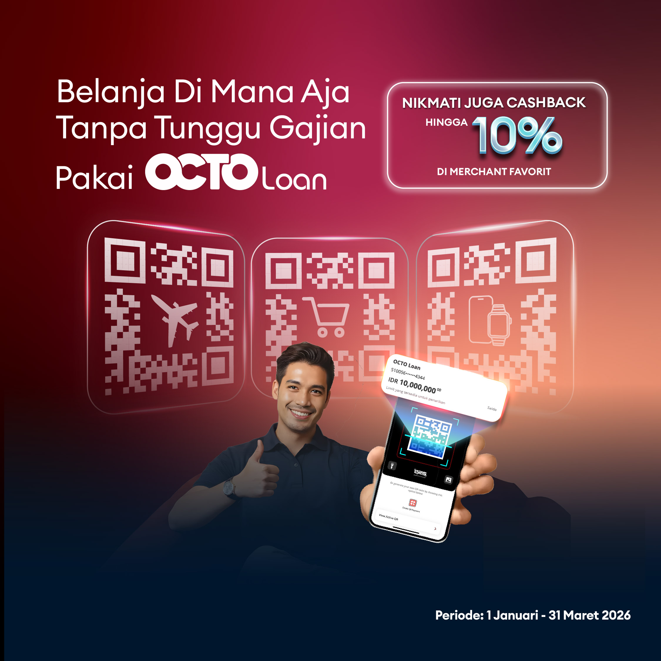 OCTO Loan Cashback QRIS