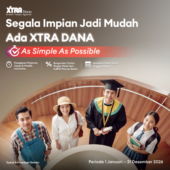 Ajukan XTRA Dana dan dapatkan cashback!