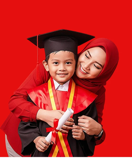 <p>Siapkan Pendidikan Anak <i style="color: red;">Sejak Dini</i></p>
