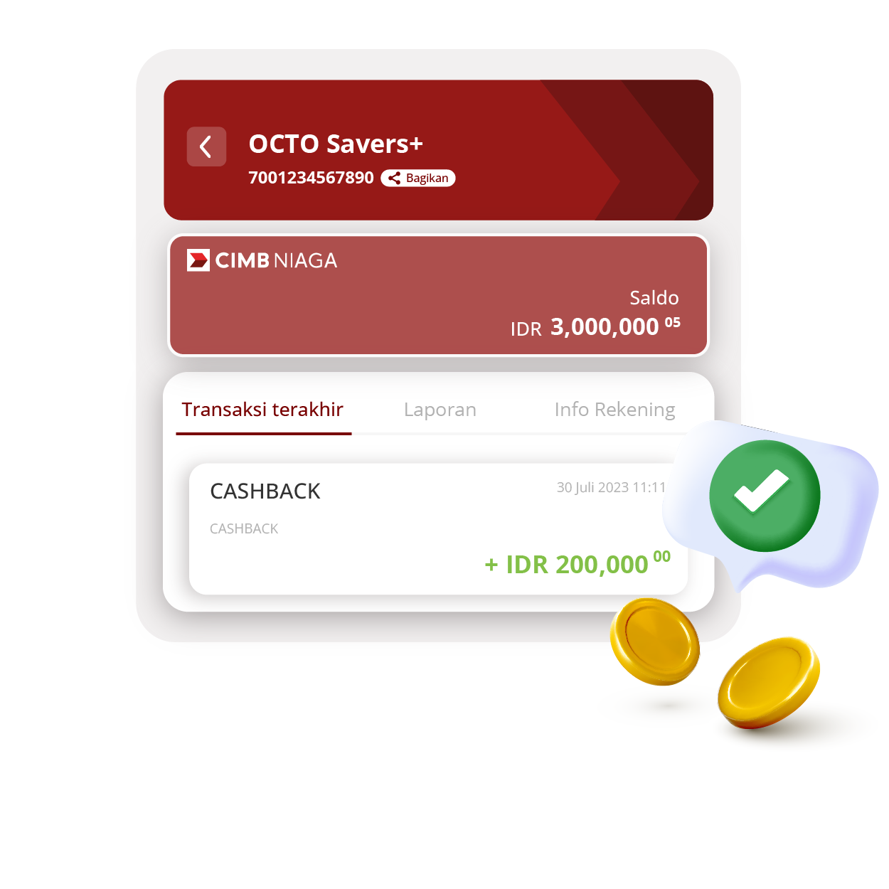 OCTO Savers cashback
