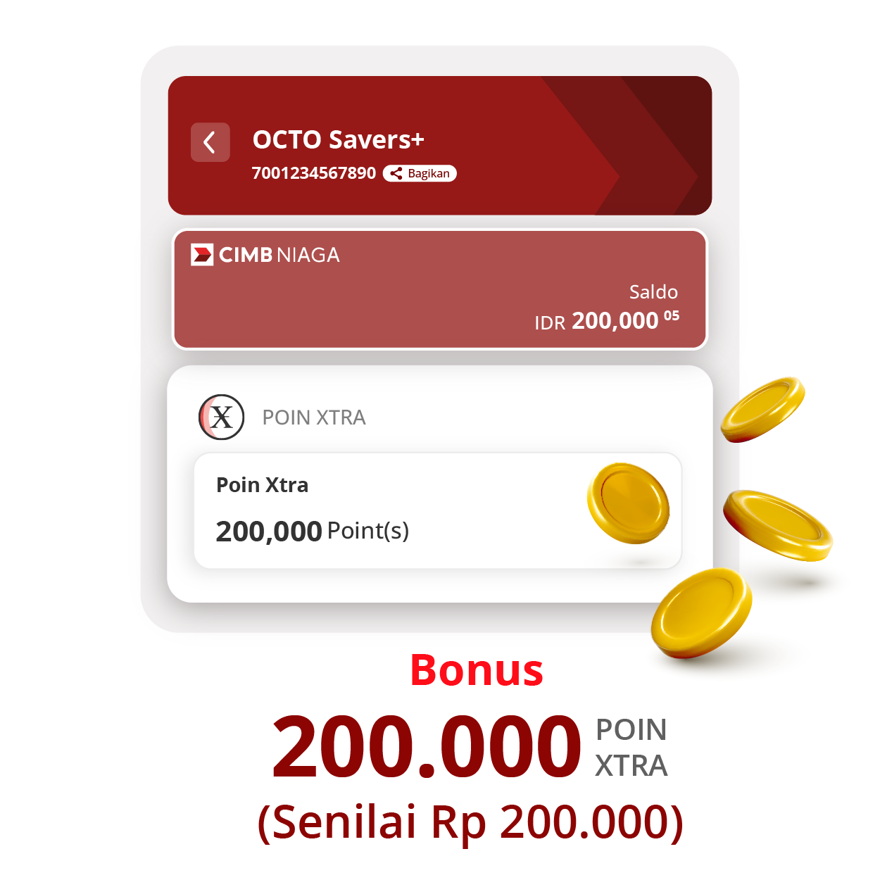 OCTO Savers cashback