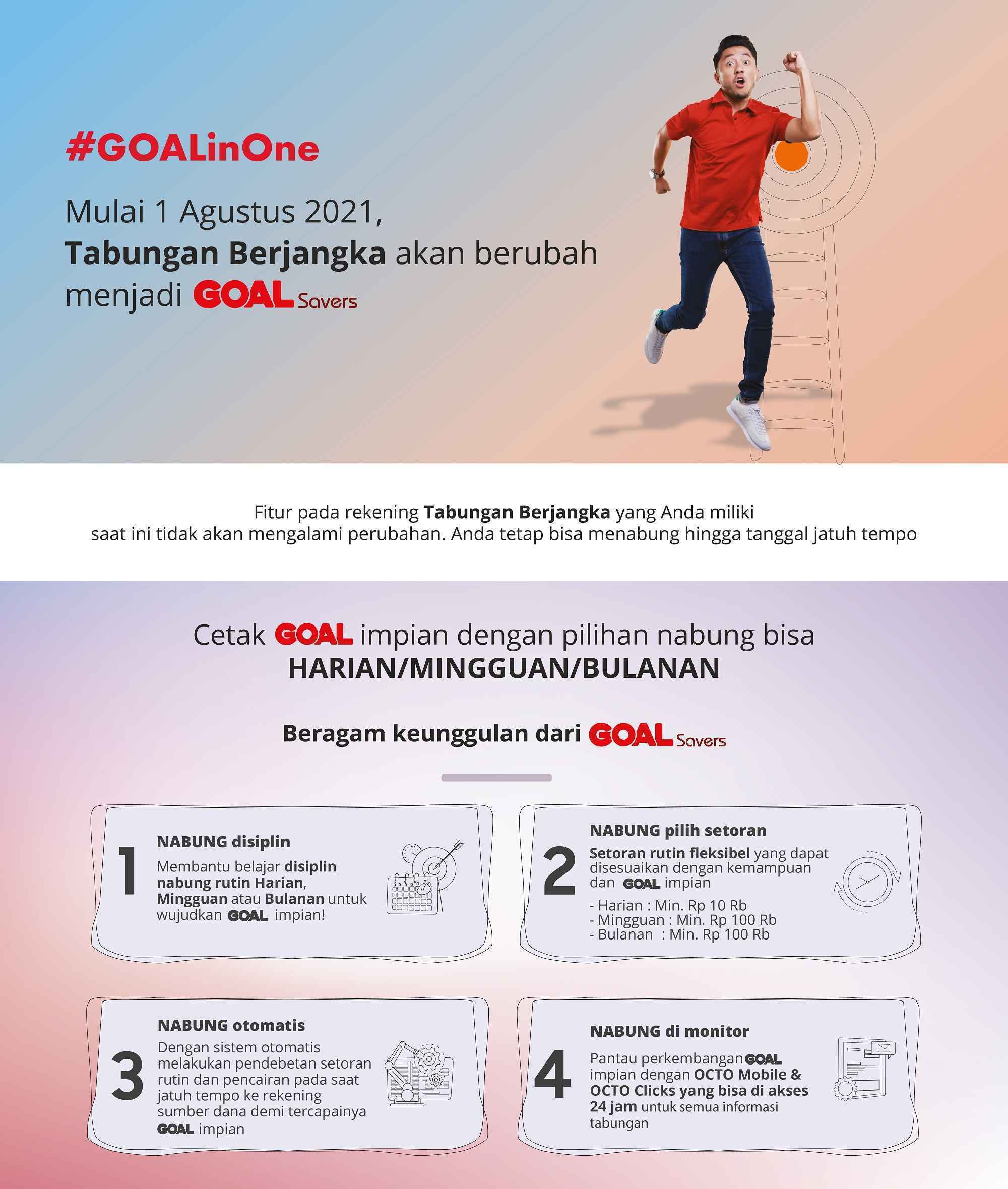 Tabungan Berjangka Akan Berubah Menjadi Goal Savers Mulai 1 Agustus 2021