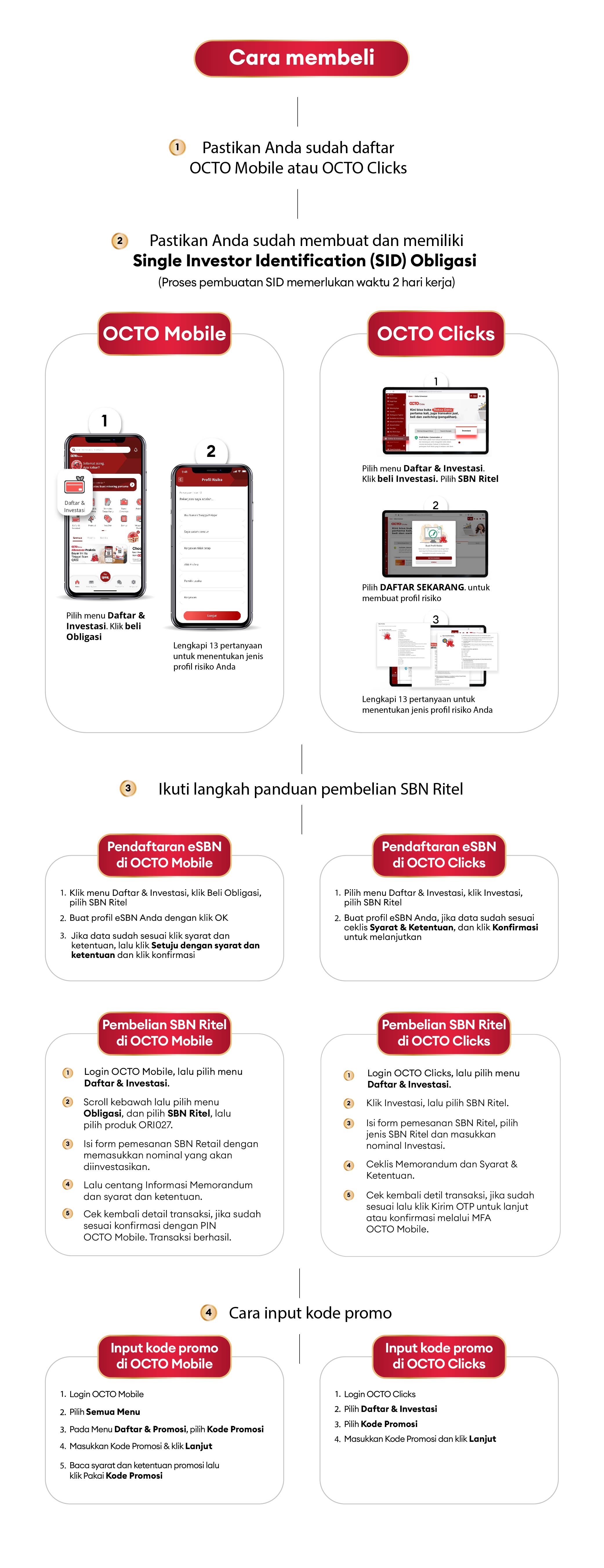 Cara membeli dan memasukkan kode promo SBR014