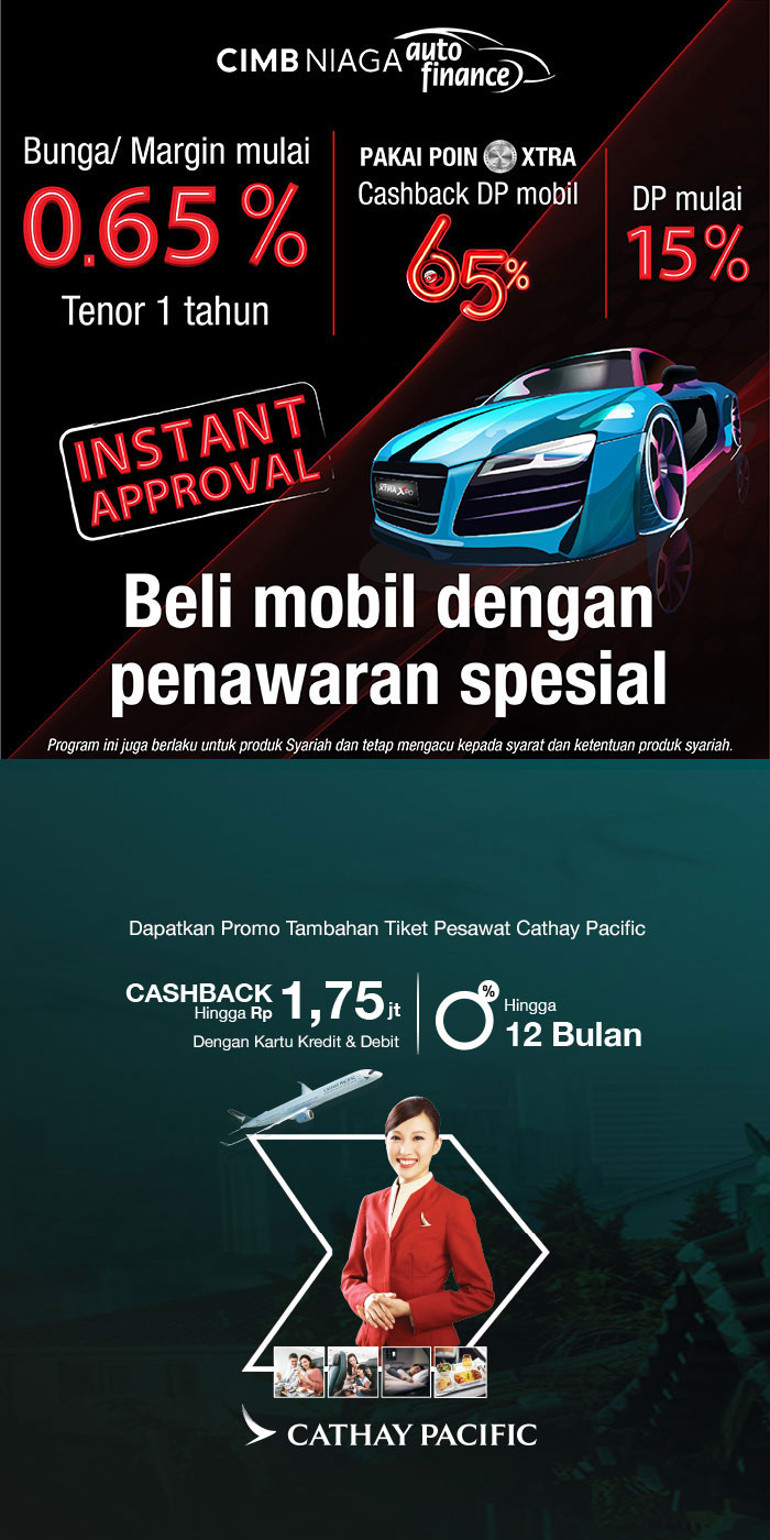 Promo kartu kredit cimb niaga tiket pesawat